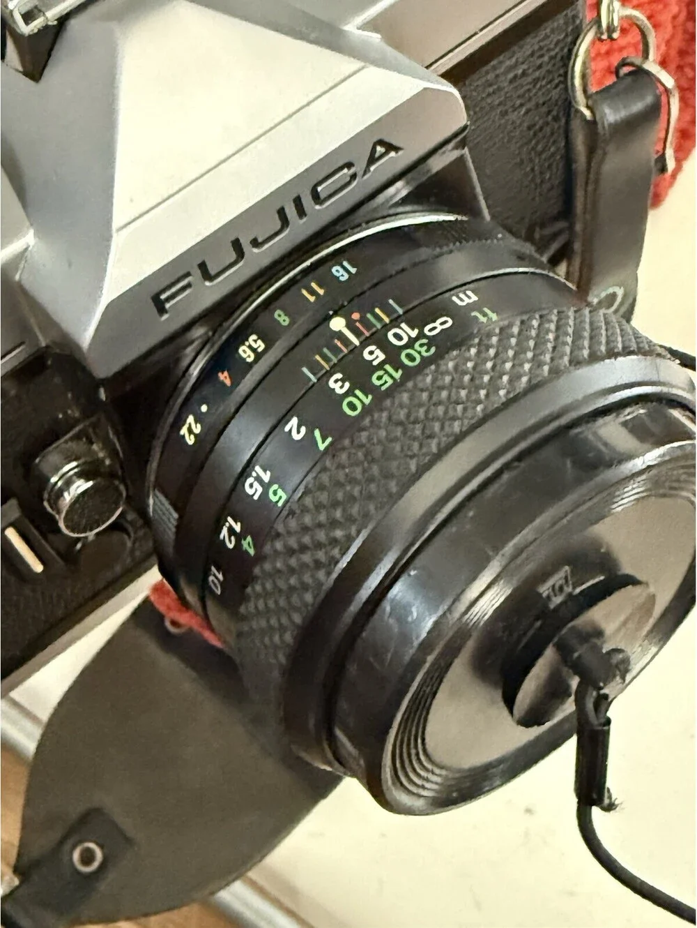 Fujifilm Fuji Fujica ST605 35mm SLR Camera w/ Lens, Working